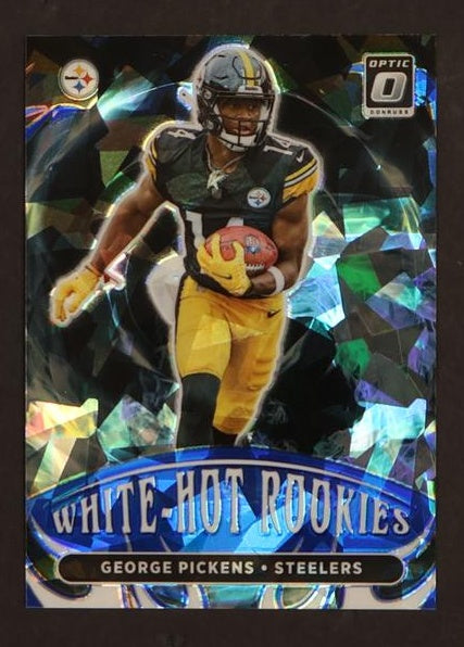 2022 Panini Donruss Optic White Hot Rookies George Pickens #WHR-8