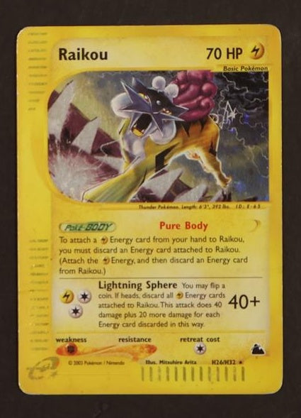 2001 Nintendo Pokemon 43 Raikou