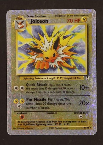 1999 Nintendo Pokémon 4/64 Jolteon Jungle