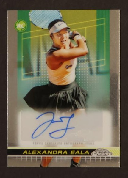 2024 Topps Chrome Alexandra Eala Chrome Auto Card Rookie