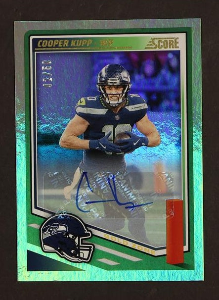2023 Panini Score 277 Cooper Kupp /50 Seattle Seahawks Auto