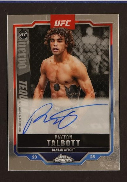 2023 Topps Chrome CRA-PT Payton Talbott Authentic Chrome Rookie Auto