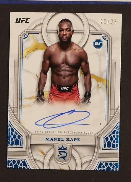 2024 Topps Royalty UFC Manel Kape #RA-MK RC Auto /25
