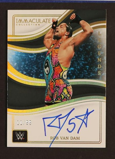 2023 Panini Immaculate Collection Legends Rob Van Dam #IL-RVD Auto /99