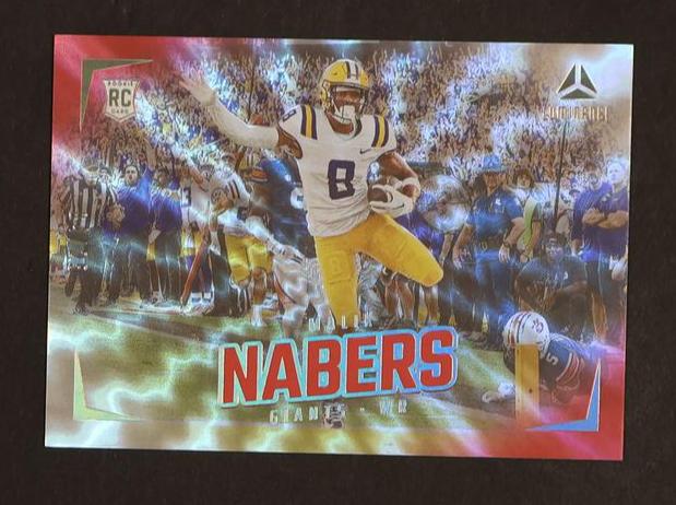 2023 Panini Luminance 183 Malik Nabers Rookie New York Giants