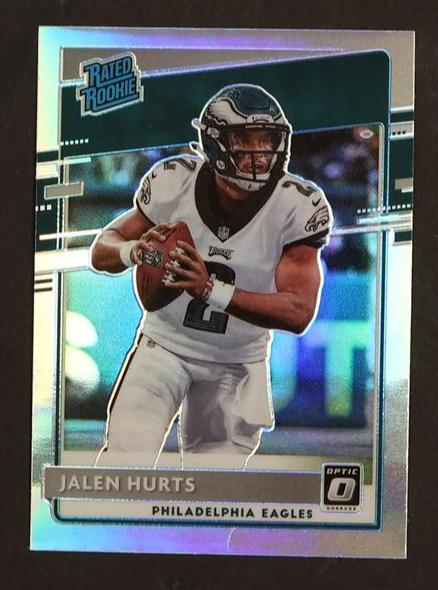 2020 Panini Donruss Optic Jalen Hurts Holo Rated Rookie #164