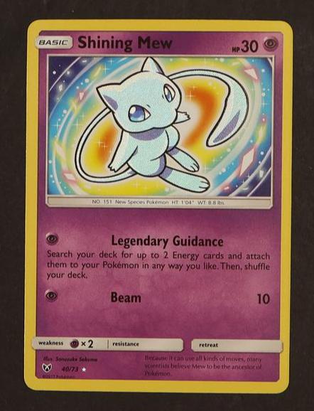 2002 Nintendo Pokémon 40/101 Shining Mew Neo Destiny