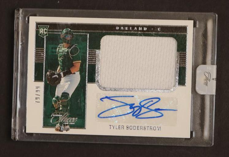 2023 Panini Three and Two #110 Tyler Soderstrom RPA /49