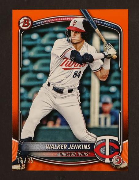 2025 Bowman Prospects #BP-1 Walker Jenkins Orange /25