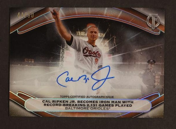 Topps Cal Ripken Jr. Baltimore Orioles Auto