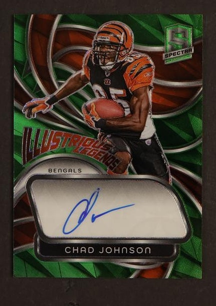 2022 Panini Spectra I.L-CJ Chad Johnson Illustrious Legends /35 Cincinnati Bengals Auto