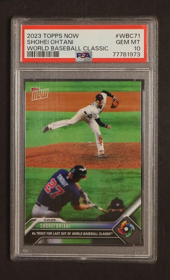 2023 Topps Now World Baseball Classic Shohei Ohtani #WBC-71 PSA 10