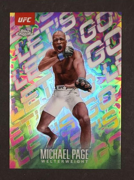 2023 Topps Chrome LGO-14 Michael Page Let's Go