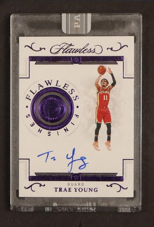 2020 Panini Flawless Trae Young Flawless Finishes Auto White Box 1/1