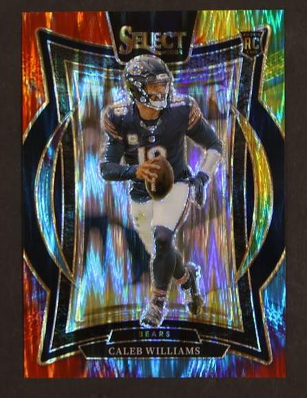 2023 Panini Prizm 25 Caleb Williams Select Rookie /25 Bears