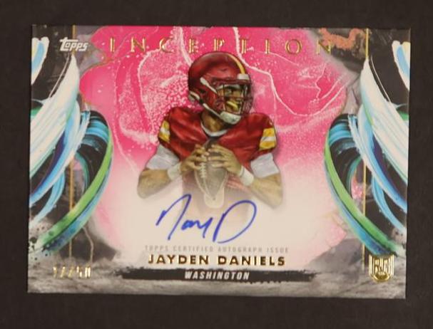 2024 Topps Inception Rookie Auto Variation Jayden Daniels #RAV-JD RC /40