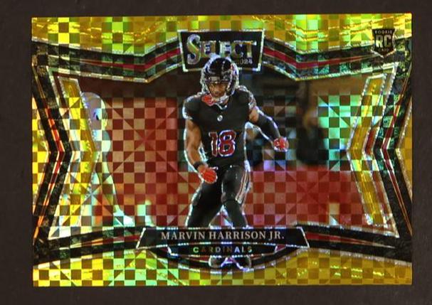 2023 Panini Prizm 474 Marvin Harrison Jr. Select Rookie /10 Cardinals