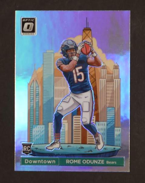 2023 Panini Donruss Optic 15 Rome Odunze Downtown Rookie Bears