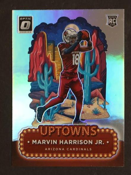 2023 Panini Donruss 5 Marvin Harrison Jr. Uptowns Rookie Arizona Cardinals