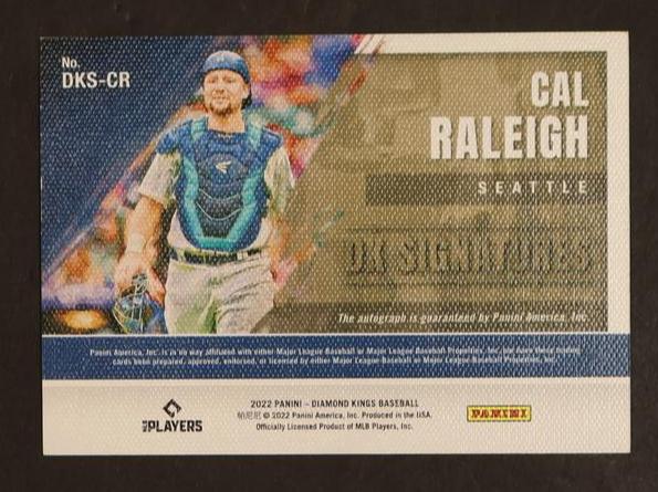 2022 Panini Diamond Kings Cal Raleigh Auto /25 #DKS-CR