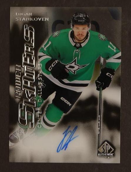 2022 Upper Deck SP Authentic PSA-LS Logan Stankoven Power Skaters Dallas Stars Auto