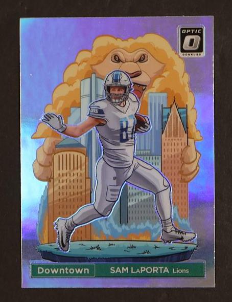 2023 Panini Donruss Optic 6 Sam LaPorta Downtown Rookie Lions