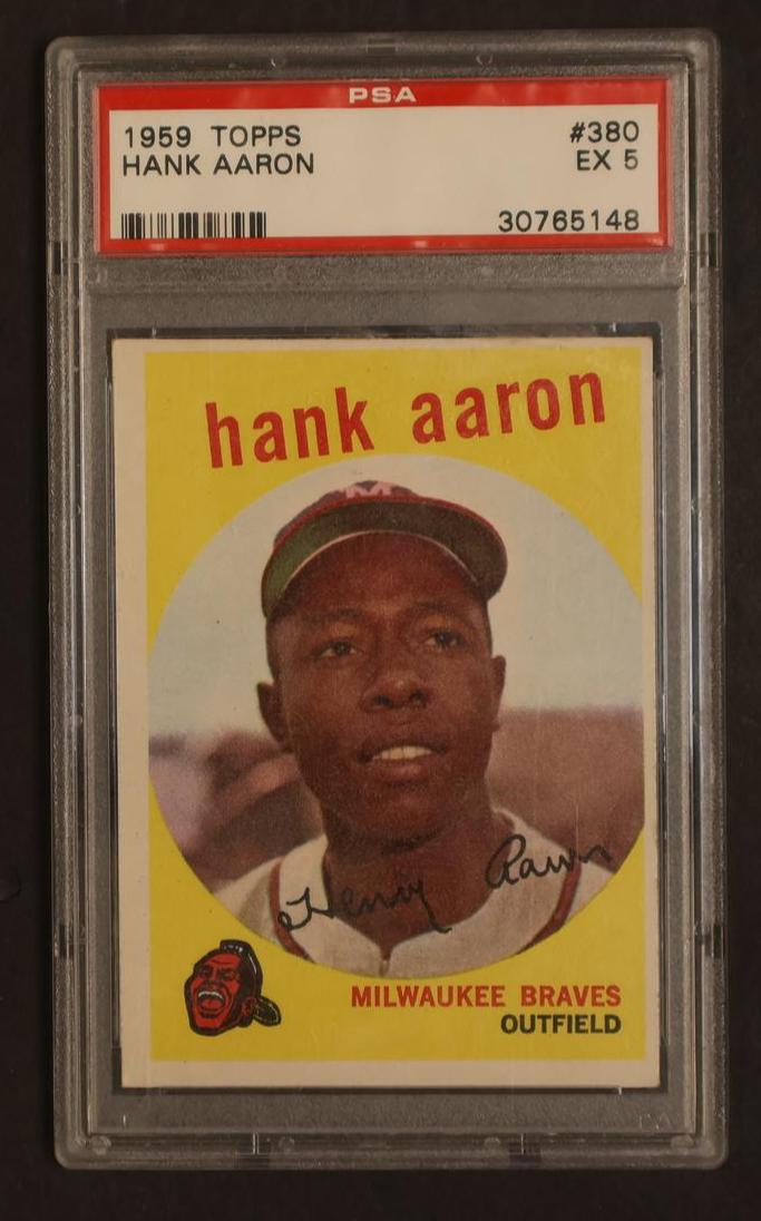 1959 Topps Hank Aaron #380 PSA 5