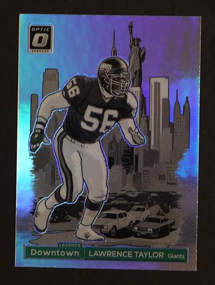 2022 Panini Donruss Optic 10 Lawrence Taylor Downtown Giants