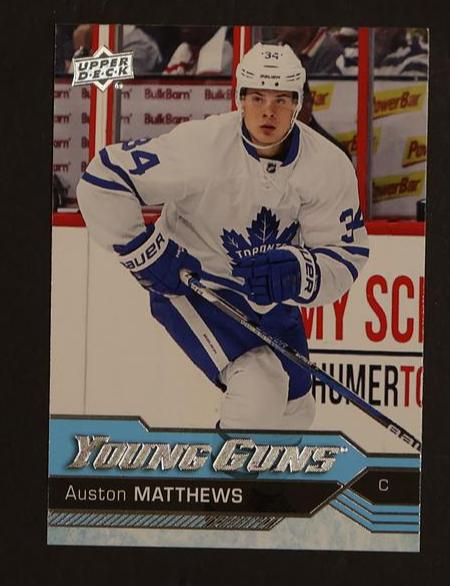 2016 Upper Deck Auston Matthews Young Guns #201