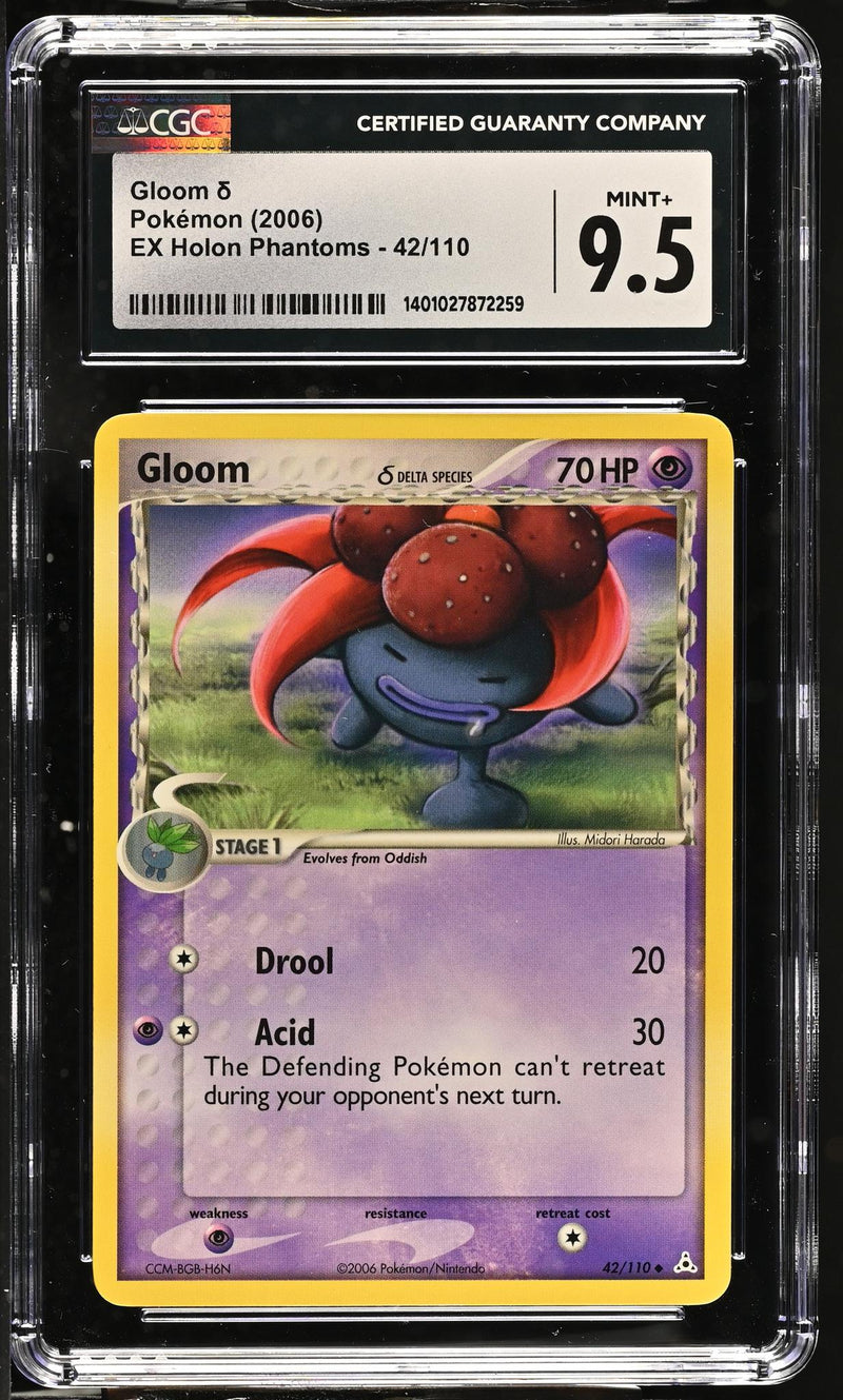 Pokémon EX Holon Phantoms Gloom δ #42/110 CGC 9.5