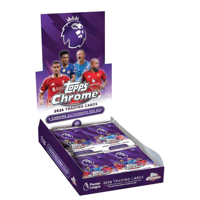 2026 Topps Chrome Premier League Soccer Hobby Box