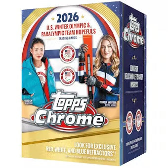 2026 Topps Chrome U.S. Winter Olympics & Paralympic Team Hopefuls Value Box