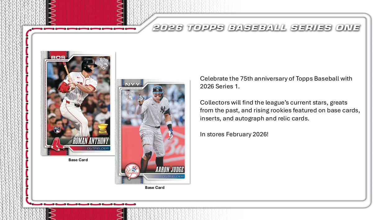 2026 Topps Series 1 Baseball Tin Box