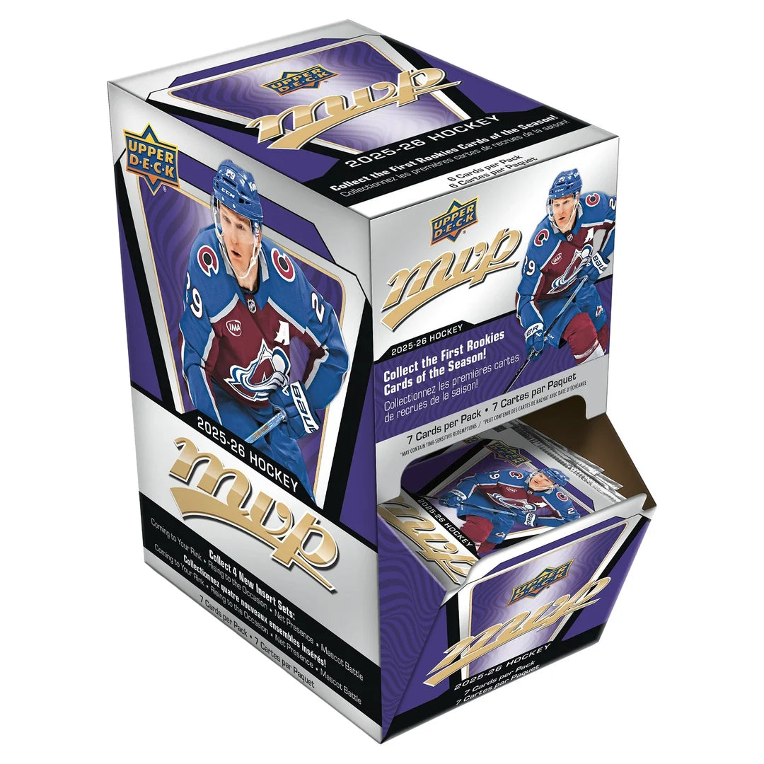 2025-26 Upper Deck MVP Hockey Gravity Feed Display
