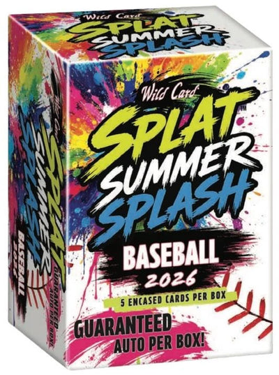 2026 Wild Card Splat Summer Splash Baseball Hobby Box