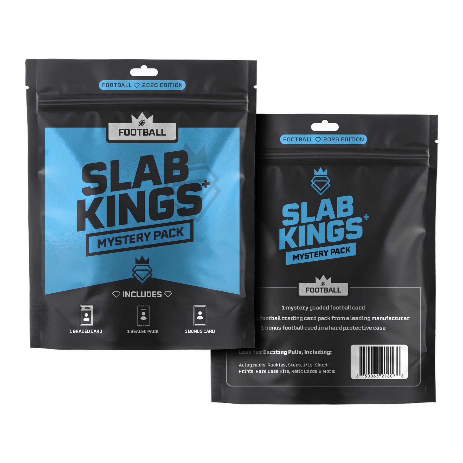 Slab Kings Plus - NFL Football Mystery Pack Graded Slab + Sealed Pack Monmouth Sports Cards Slab Kings Plus - NFL Football Mystery Pack Graded Slab + Sealed Pack Monmouth Sports Cards