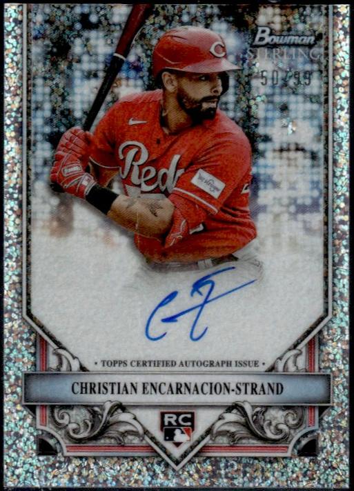 2024 Bowman Sterling #RA-CE Christian Encarnacion-Strand Rookie Auto /99