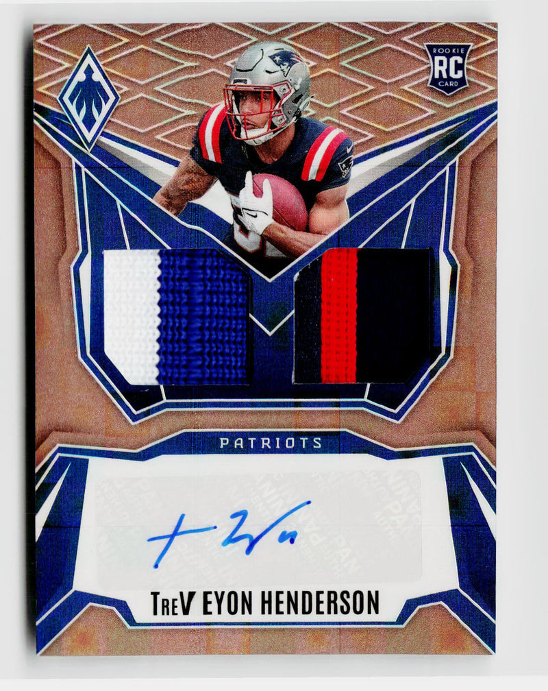 2025 Phoenix #DRP-THN TreVeyon Henderson Dual Rookie 4-Color Patch Auto Bronze /199