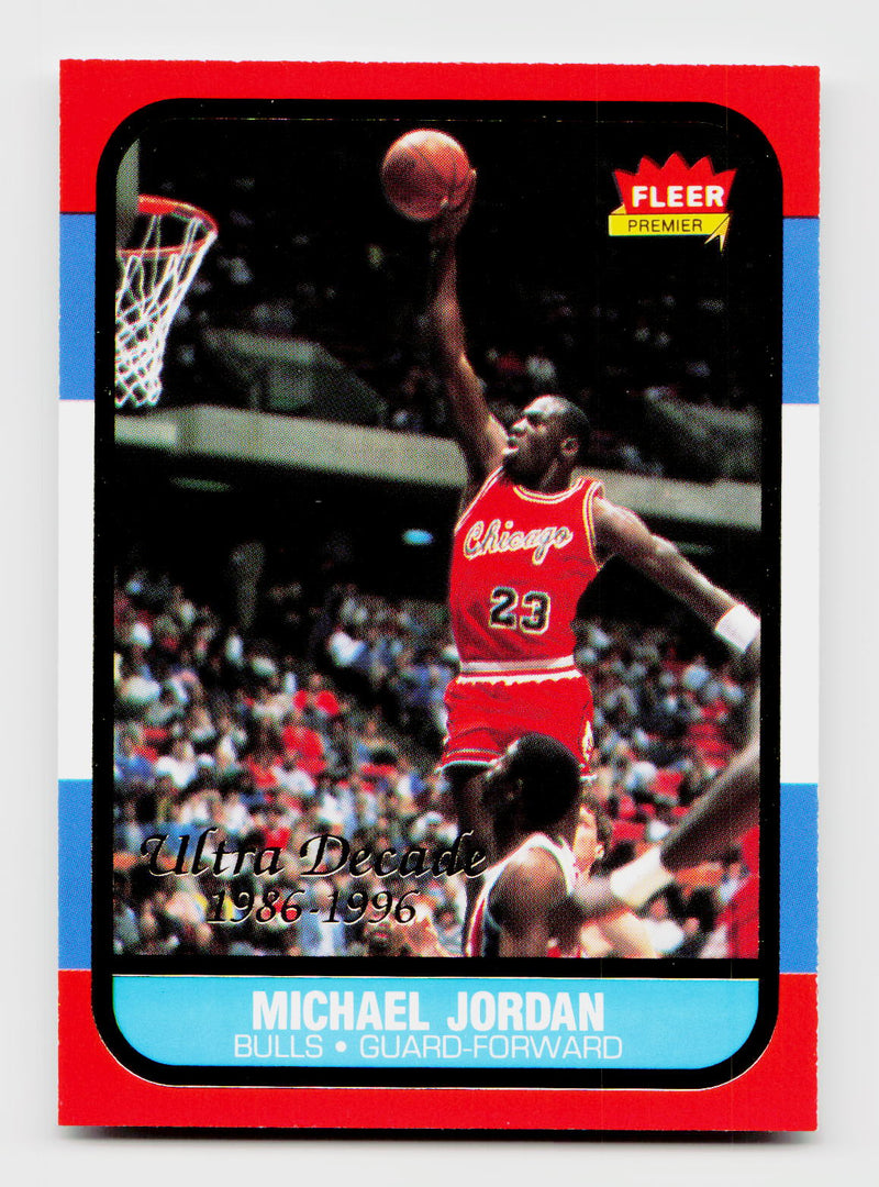 1996 Fleer Decade of Excellence #U-4 Michael Jordan
