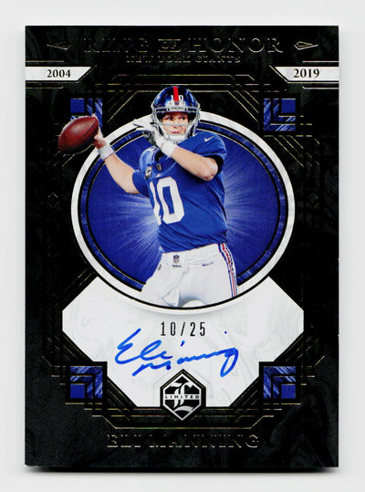2022 Limited #ROH-ELI Eli Manning Ring of Honor Spotlight Auto Jersey Match 10/25
