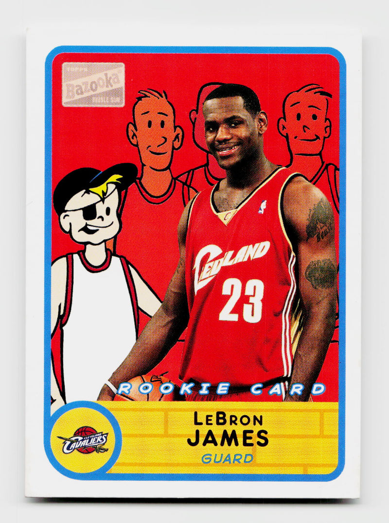 2003 Topps Bazooka #276 LeBron James Rookie RC Bazooka Joe