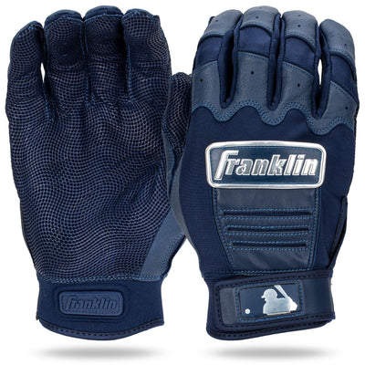 Franklin Sports MLB CFX Pro Chrome Youth Batting Gloves - Navy