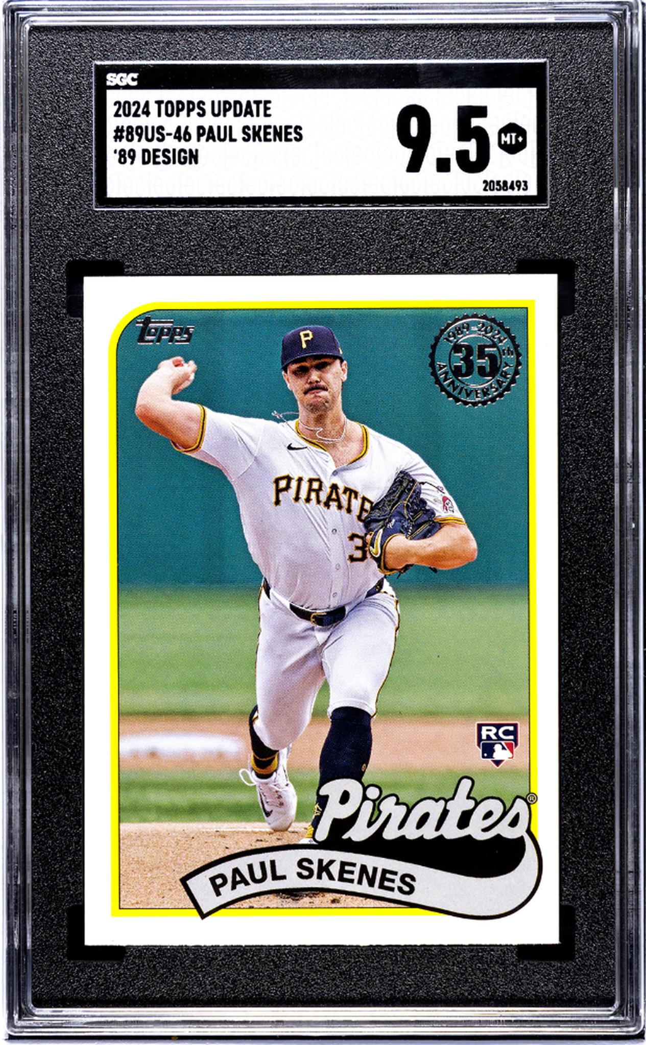 2024 Topps Update 1989 Design Paul Skenes #89US-46 RC SGC 9.5