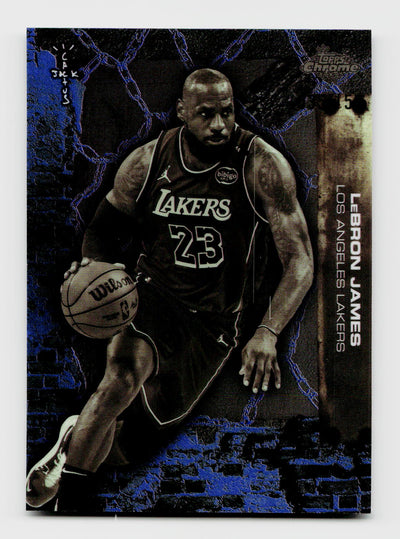 2026 Topps Chrome x Cactus Jack LeBron James #46 Blue Refractor /150