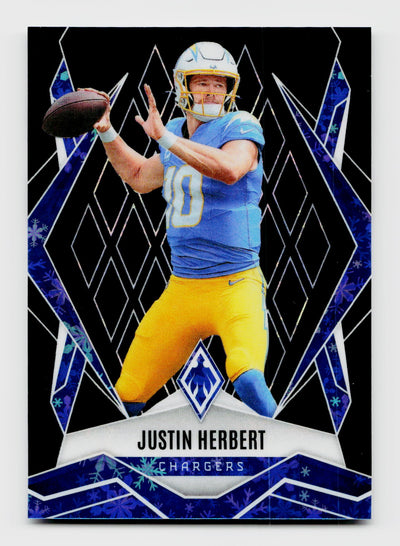 2025 Panini Phoenix Justin Herbert #58 Winter Black 1/1