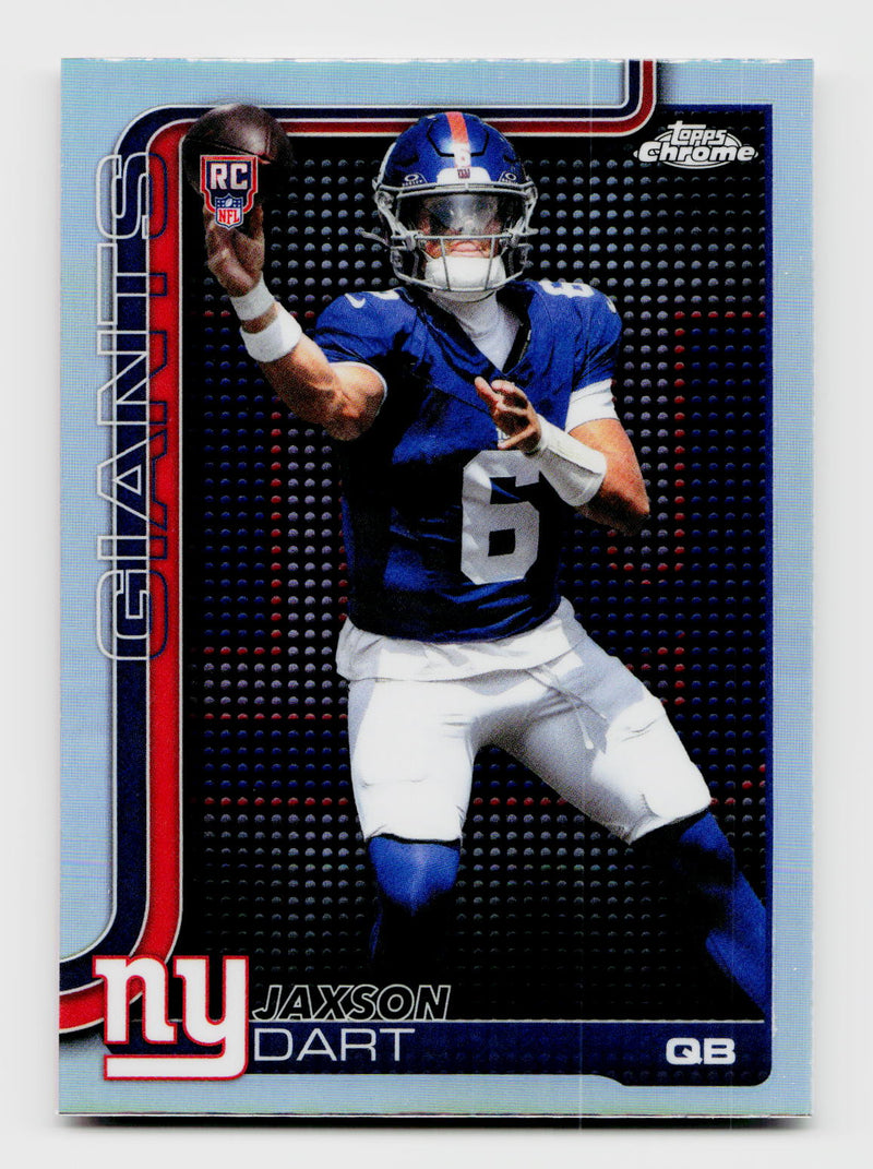 2025 Topps Chrome Jaxson Dart #306 Rookie RC Lightboard Logos Variation SSP
