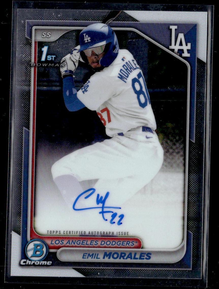 2023 Topps Chrome Emil Morales #CP-15 Auto