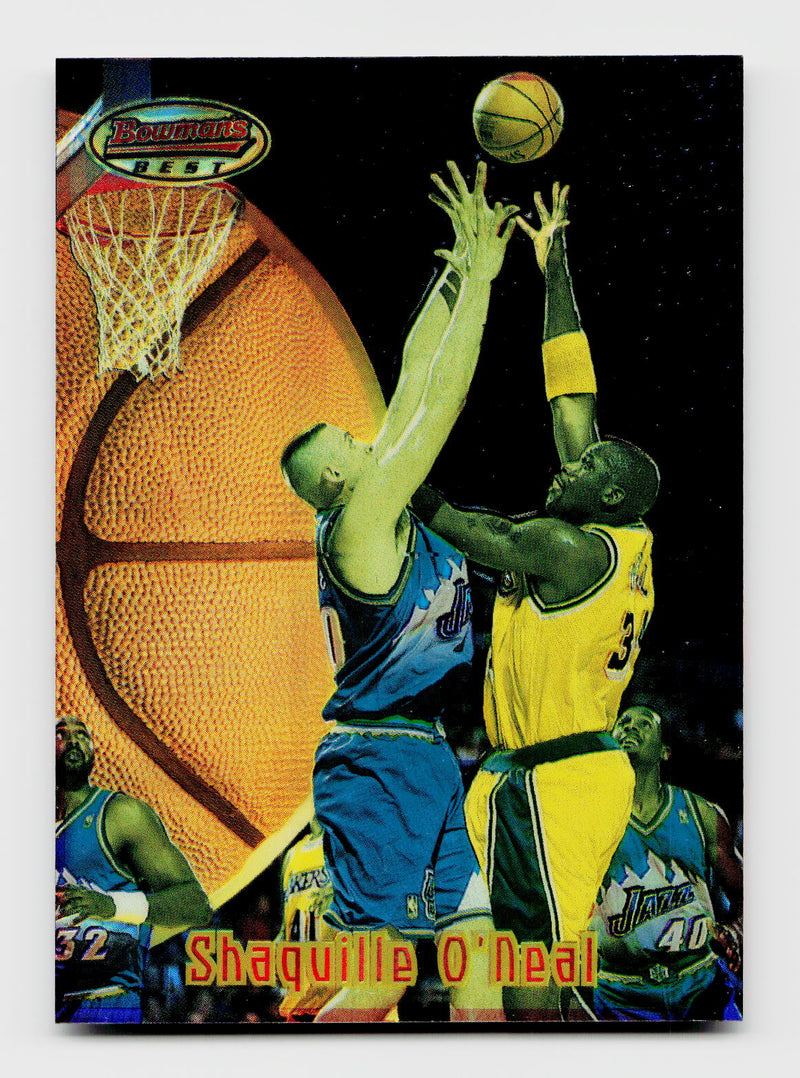 1997 Bowman's Best Shaquille O'Neal #BBP10 Atomic Refractor SP