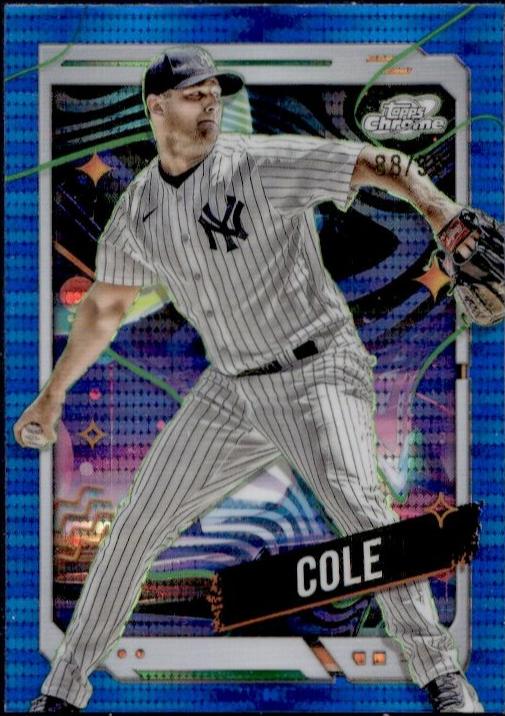 2023 Topps Chrome #76 Gerrit Cole New York Yankees