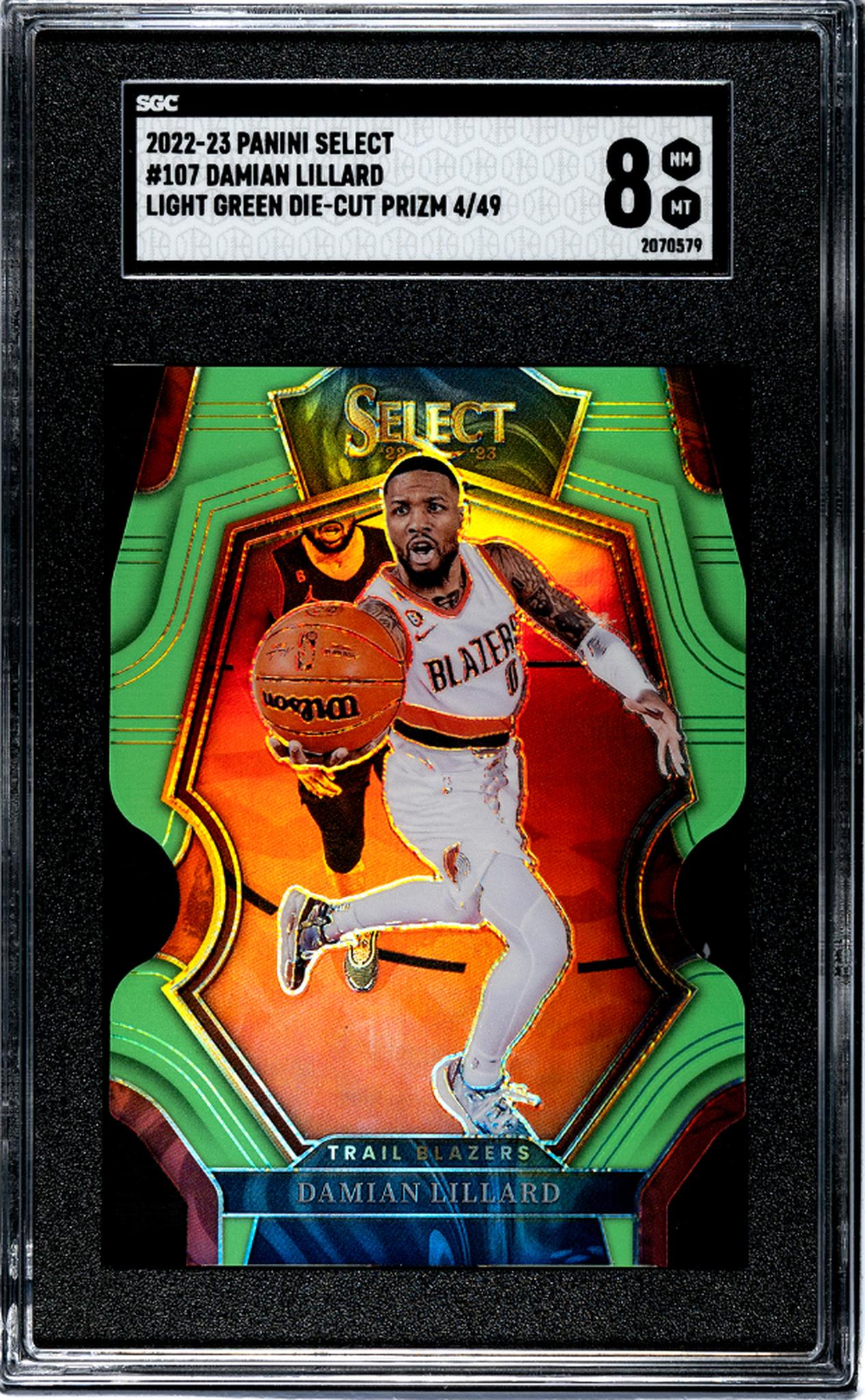 2022 Select #107 Damian Lillard /49 SGC 8